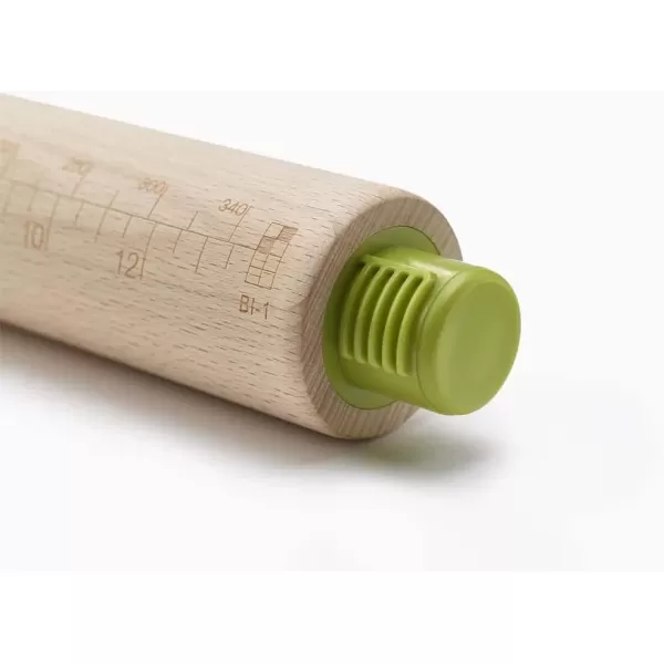 imageJoseph Joseph PrecisionPin Baking Adjustable Rolling Pin  Consistent and Even Dough Thickness for Perfect Baking Results MulticolorMulticolour