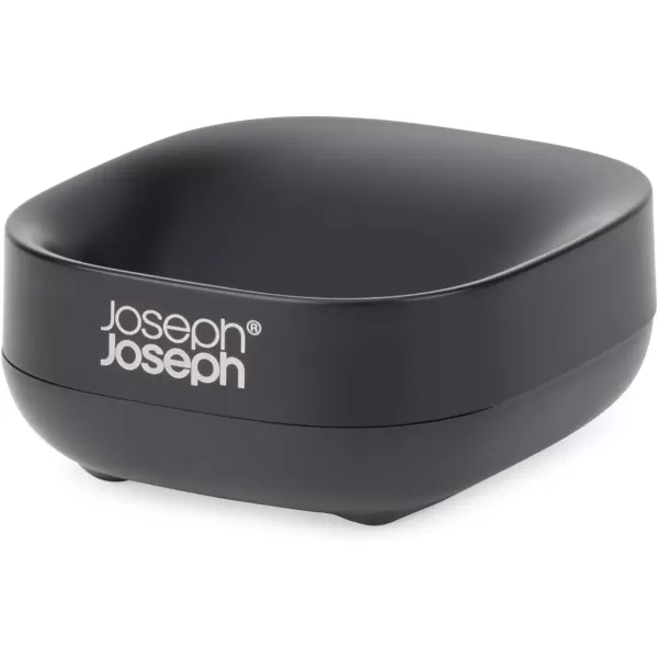 imageJoseph Joseph 70511 Slim Compact Soap Dish with Drain Gray 71 x 36 x 84 cmBlack