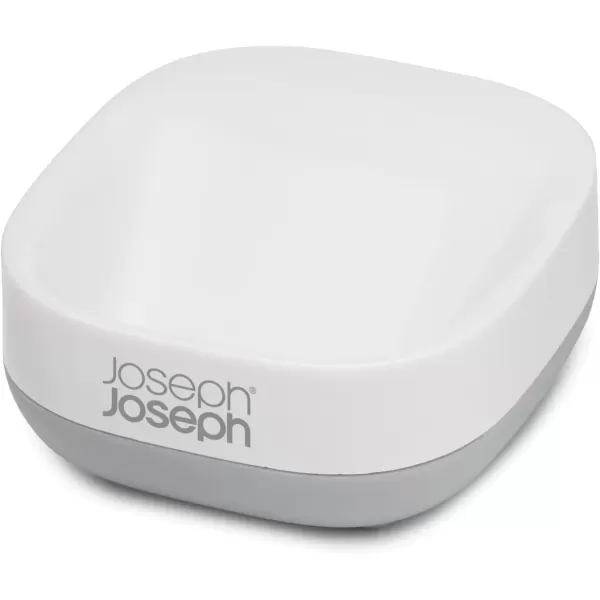 imageJoseph Joseph 70511 Slim Compact Soap Dish with Drain Gray 71 x 36 x 84 cmGreyWhite