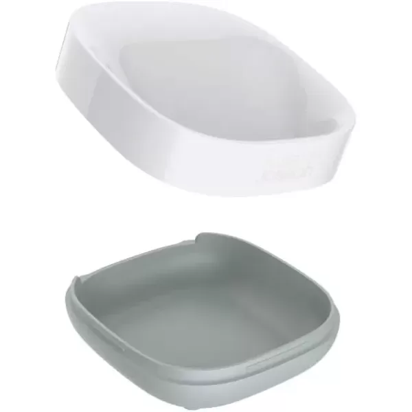 imageJoseph Joseph 70511 Slim Compact Soap Dish with Drain Gray 71 x 36 x 84 cmGreyWhite