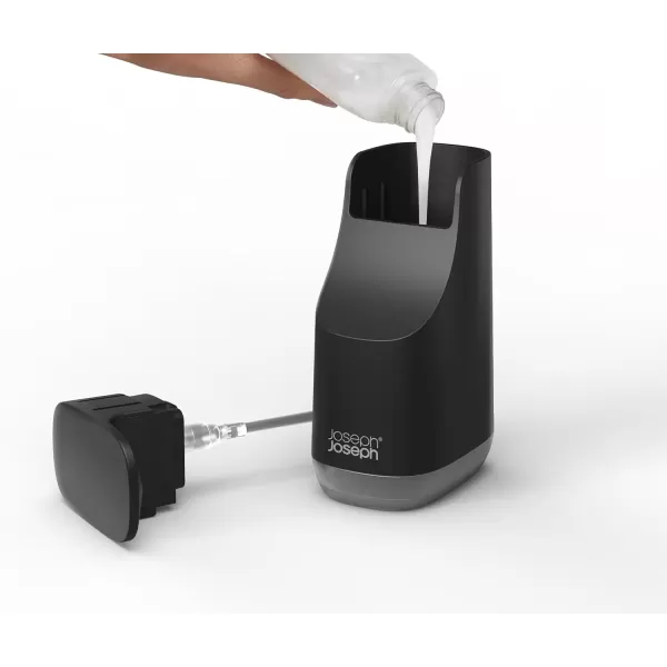 imageJoseph Joseph 70512 Slim Compact Soap Dispenser with NonDrip Nozzle GrayBlack