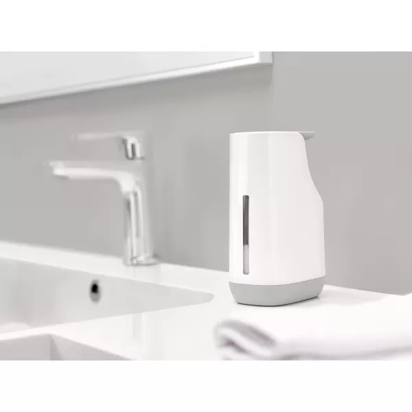 imageJoseph Joseph 70512 Slim Compact Soap Dispenser with NonDrip Nozzle GrayGreyWhite
