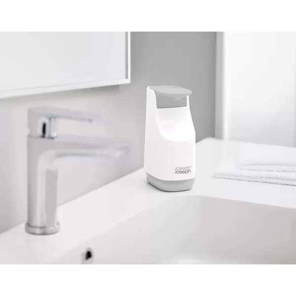 imageJoseph Joseph 70512 Slim Compact Soap Dispenser with NonDrip Nozzle GrayGreyWhite