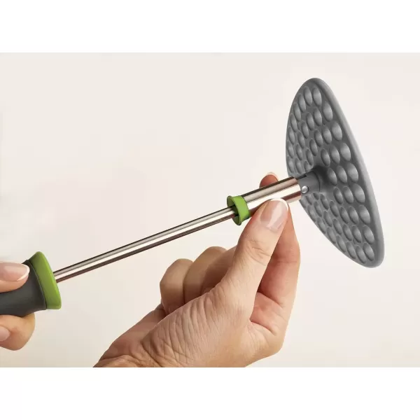 imageJoseph Joseph Delta Folding Potato Masher Stores Flat Space Saving Locking OneSize GrayGreenGrayGreen