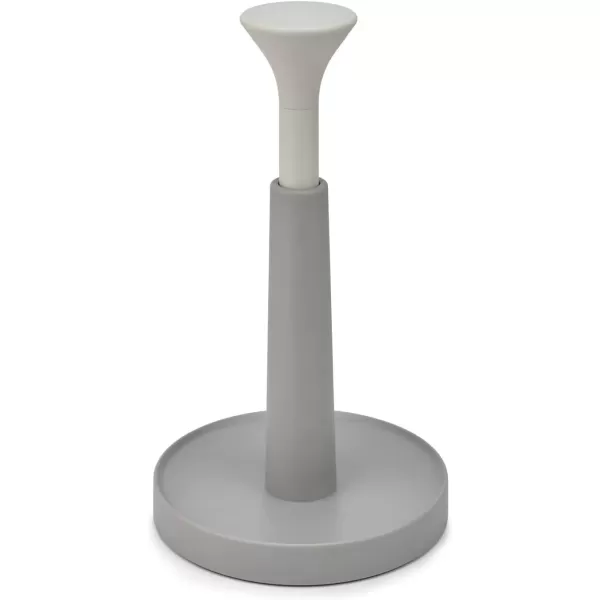 imageJoseph Joseph Duo Easytear Kitchen Roll Holder Maximum Height of The Kitchen Roll of 24 cm GreyWhite Pack of 1