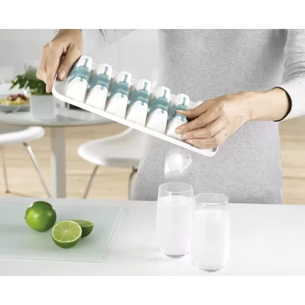 imageJoseph Joseph Duo QuickSnap Easy Release IceCube Tray with Stackable Lid  Blue
