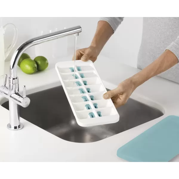 imageJoseph Joseph Duo QuickSnap Easy Release IceCube Tray with Stackable Lid  Blue