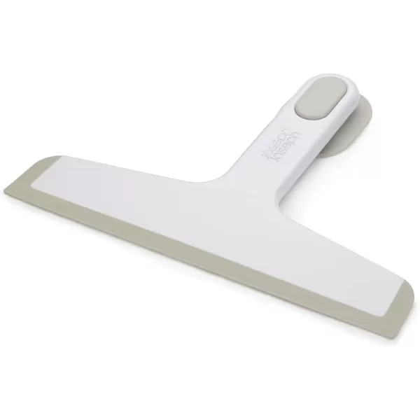 imageJoseph Joseph Duo Slimline Shower Squeegee with SuctionCup Holder Shower Window Cleaner White