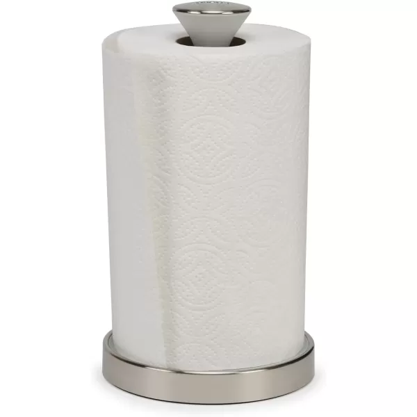 imageJoseph Joseph Kitchen Roll Holder Light Stone PaperTowel Holder Nonslip Base Suitable for Standard Rolls up to 24 cm 9 inches 851688Light Stone