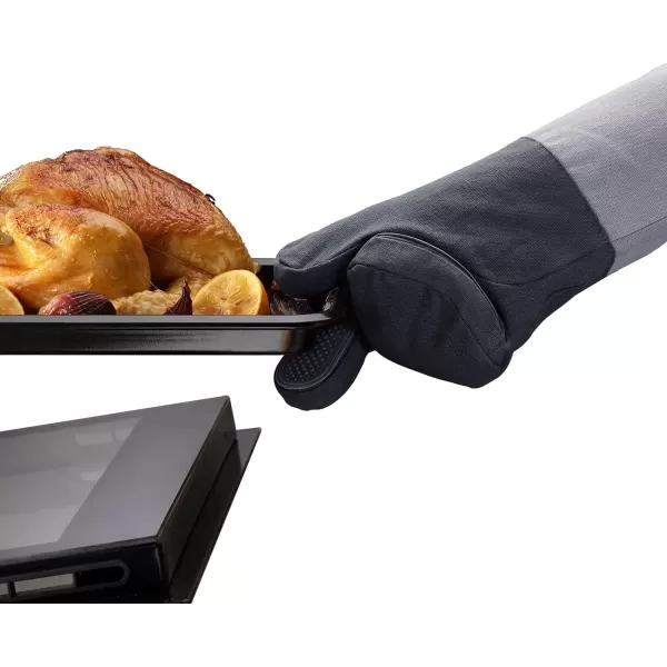 imageJoseph Joseph Pinch Pair of Easy Grip Silicone Oven Glove Precise Grip HeatResistant up to 482F Comfortable Cuff with Hanging Hole Machine WashablePair
