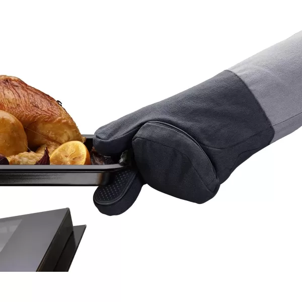 imageJoseph Joseph Pinch Pair of Easy Grip Silicone Oven Glove Precise Grip HeatResistant up to 482F Comfortable Cuff with Hanging Hole Machine WashableTwin