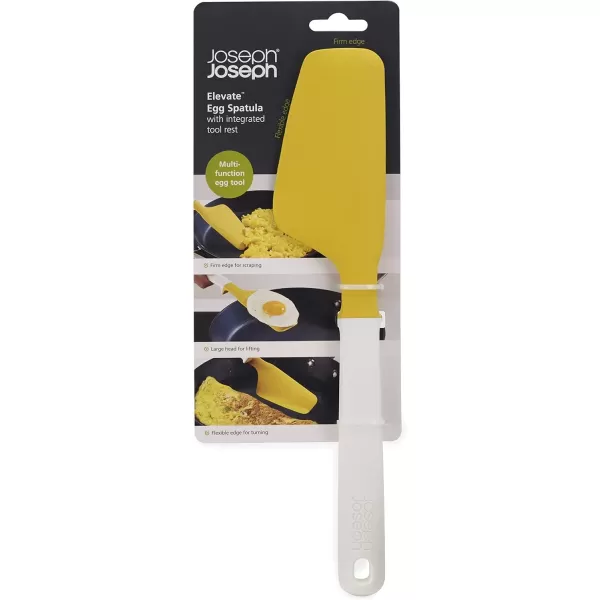 imageJoseph Joseph Elevate Egg Spatula with Integrated Tool Rest Onesize WhiteYellow