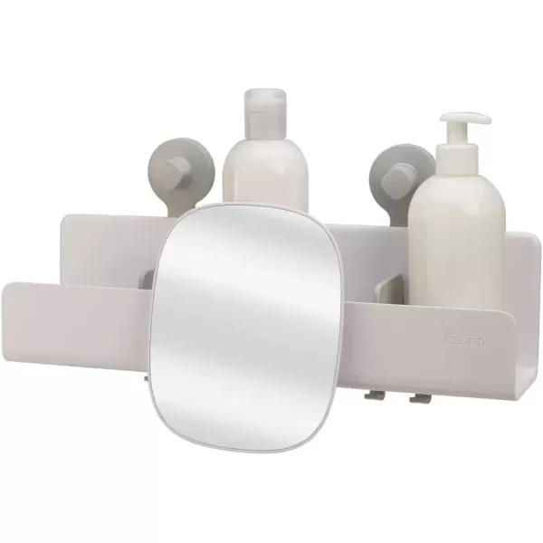 imageJoseph Joseph EasyStore Corner Shower Caddy 2 Pack no Mirror WhiteLarge