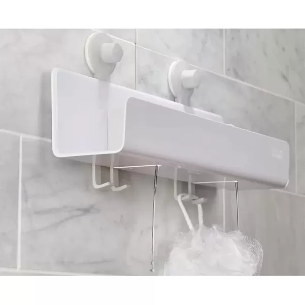 imageJoseph Joseph EasyStore Corner Shower Caddy 2 Pack no Mirror WhiteLarge