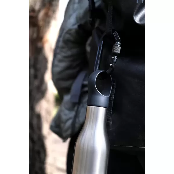 imageJoseph Joseph Loop Vacuum Insulated Water Bottle 500 ml 17 fl oz  BlueAnthracite