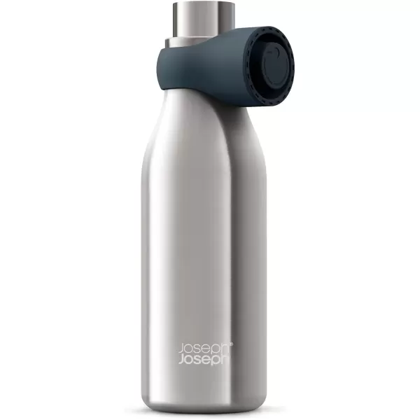 imageJoseph Joseph Loop Vacuum Insulated Water Bottle 500 ml 17 fl oz  BlueAnthracite