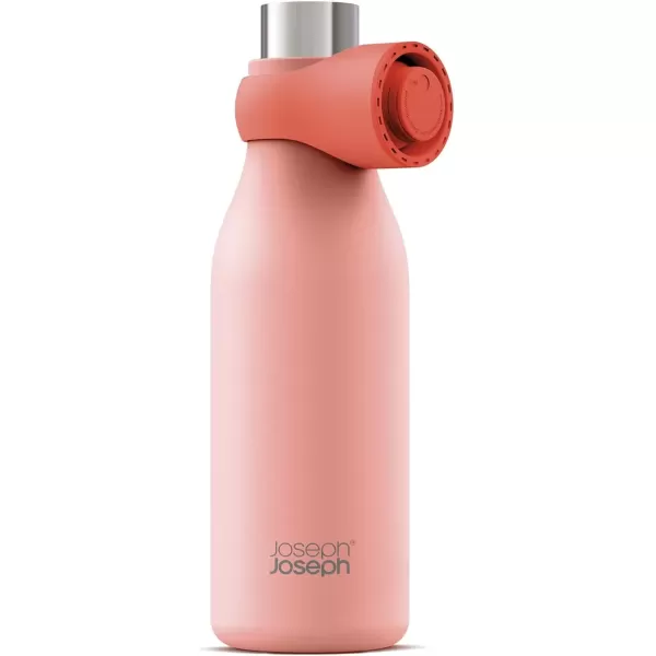 imageJoseph Joseph Loop Vacuum Insulated Water Bottle 500 ml 17 fl oz  BlueCoral