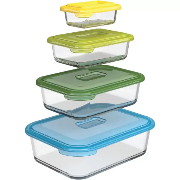 imageJoseph Joseph Nest Glass Storage DishesMultiColour Set of 4 Multicolor