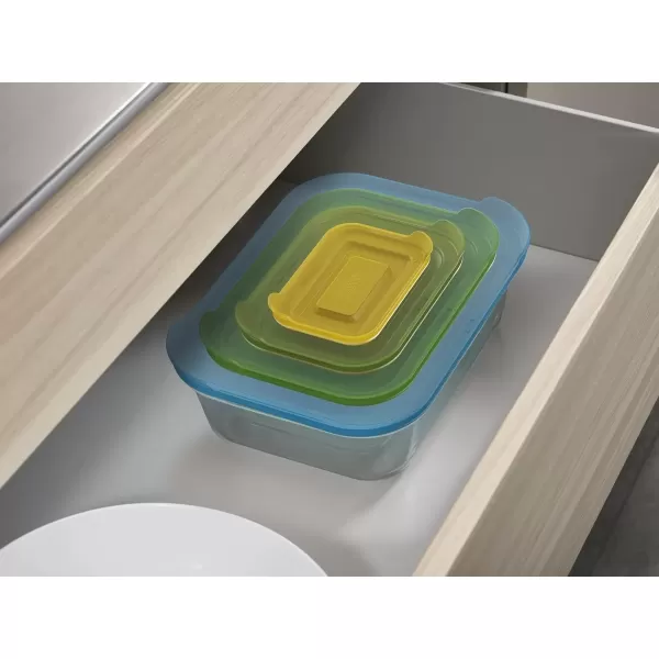 imageJoseph Joseph Nest Glass Storage DishesMultiColour Set of 4 Multicolor