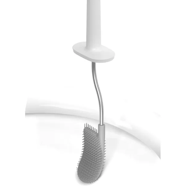 imageJoseph Joseph 70518 EasyStore Butler Toilet Paper Holder Stand and Spare Roll Storage with Shelf and Drawer Stainless Steel 1 EAStand with Toilet Brush