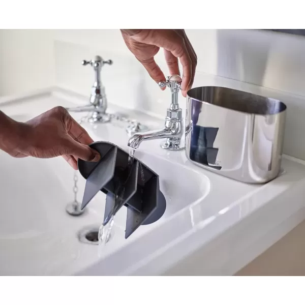 imageJoseph Joseph EasyStore Luxe QuickDrain StainlessSteel Soap DishStainless Steel