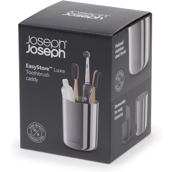 imageJoseph Joseph EasyStore Luxe QuickDrain StainlessSteel Soap DishStainless Steel