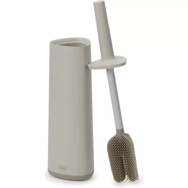 imageJoseph Joseph Flex Lite Steel Toilet Brush WhiteEcru