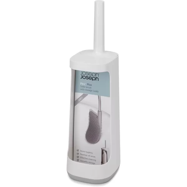 imageJoseph Joseph Flex Lite Steel Toilet Brush WhiteGreyWhite