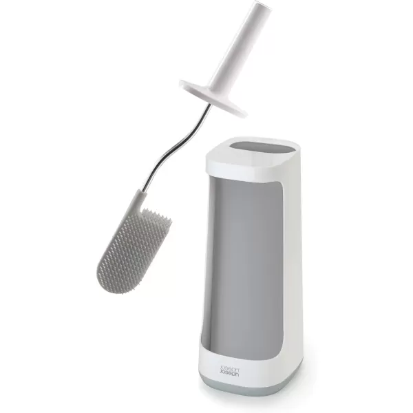 imageJoseph Joseph Flex Lite Steel Toilet Brush WhiteGreyWhite