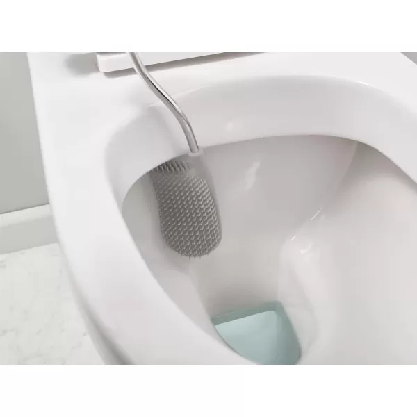 imageJoseph Joseph Flex Lite Steel Toilet Brush WhiteGreyWhite