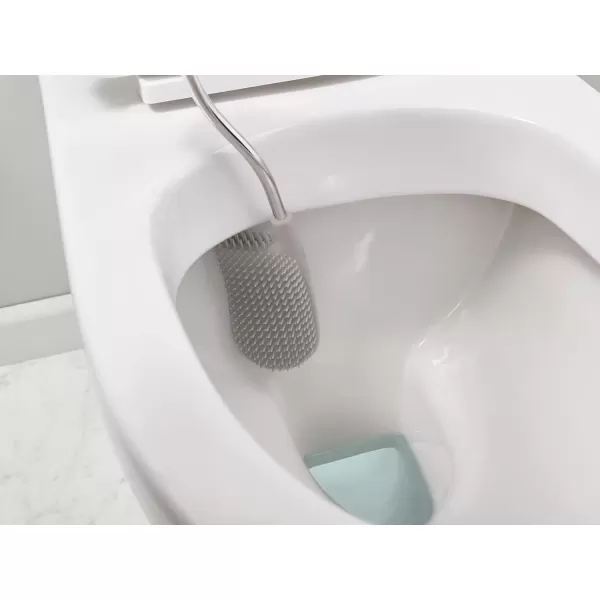 imageJoseph Joseph Flex Lite Steel Toilet Brush WhiteGreyWhite