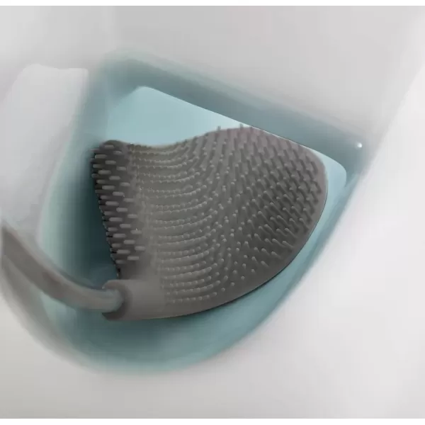 imageJoseph Joseph Flex Lite Steel Toilet Brush WhiteGreyWhite