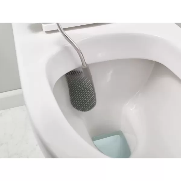 imageJoseph Joseph Flex Lite Steel Toilet Brush WhiteGreyWhite