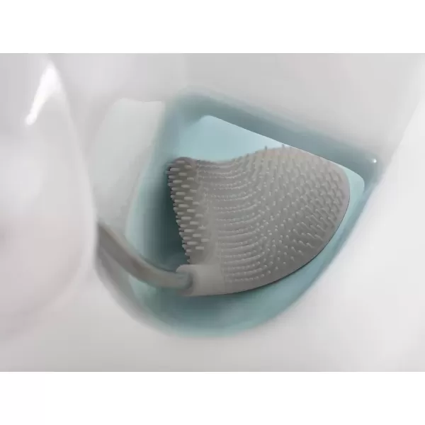 imageJoseph Joseph Flex Lite Steel Toilet Brush WhiteGreyWhite