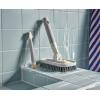 imageJoseph Joseph CleanTech Household Cleaning 2Piece Set for Bathroom ampamp Kitchen Includes 2in1 Tile Scrubber with Grout Brush and 3in1 Detail Brush with Nylon Scraper Tip