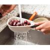 imageJoseph Joseph Droplet Compact Colander with Folding Handles SpaceSaving Design EasyPour Corners for Draining Vegetables Pasta FruitsWhite