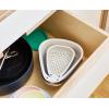 imageJoseph Joseph Droplet Compact Colander with Folding Handles SpaceSaving Design EasyPour Corners for Draining Vegetables Pasta FruitsWhite