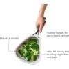 imageJoseph Joseph Droplet Compact Colander with Folding Handles SpaceSaving Design EasyPour Corners for Draining Vegetables Pasta FruitsWhite