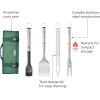 imageJoseph Joseph GrillOut 2piece Stainless Steel BBQ Utensil Set Turner ampamp Tongs Retractable Hfor compact storage Easyclean5 piece