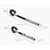 imageJoseph Joseph GrillOut Stainless Steel BBQ Tongs Precision Grip Retractable for Compact Storage EasycleanCleaning Brush