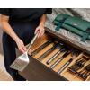 imageJoseph Joseph GrillOut Stainless Steel BBQ Tongs Precision Grip Retractable for Compact Storage EasycleanCleaning Brush