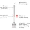 imageJoseph Joseph GrillOut Stainless Steel BBQ Tongs Precision Grip Retractable for Compact Storage EasycleanTurner Tongs