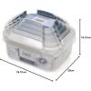imageJoseph Joseph Nest Lock 8piece Plastic BPA Free Food Storage Container Set with Lockable Airtight Leakproof Lids  RedSky
