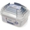 imageJoseph Joseph Nest Lock 8piece Plastic BPA Free Food Storage Container Set with Lockable Airtight Leakproof Lids  RedSky