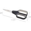 imageJoseph Joseph PlusCut All Purpose Kitchen Scissors with Integrated Box Cutter Japanese StainlessSteel Blades SoftGrip Handles