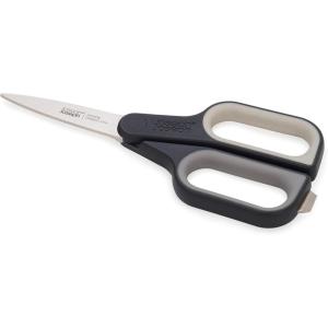 imageJoseph Joseph PlusCut All Purpose Kitchen Scissors with Integrated Box Cutter Japanese StainlessSteel Blades SoftGrip Handles