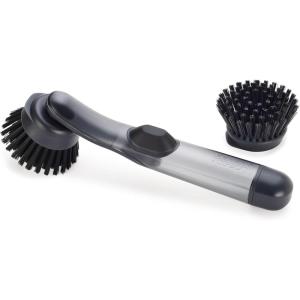 imageJoseph Joseph SinkTech SoapDispensing Palm Brush with Replaceable Head and StainlessSteel Stand Drip TraySoap dispensing Brush