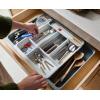 imageJoseph Joseph DrawerStore Expanding Flatware Cutlery Organizer Expandable Utensil Tray for Kitchen Drawer Recycled Plastic