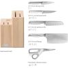 imageJoseph Joseph Elevate Fusion 5piece knife cleaver and scissor set with beechwood block