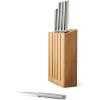 imageJoseph Joseph Elevate Kitchen Knives 5Piece Set Japanese Stainless Steel Slimline Bamboo Knife Block